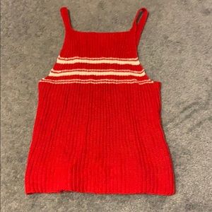 sweater tank top